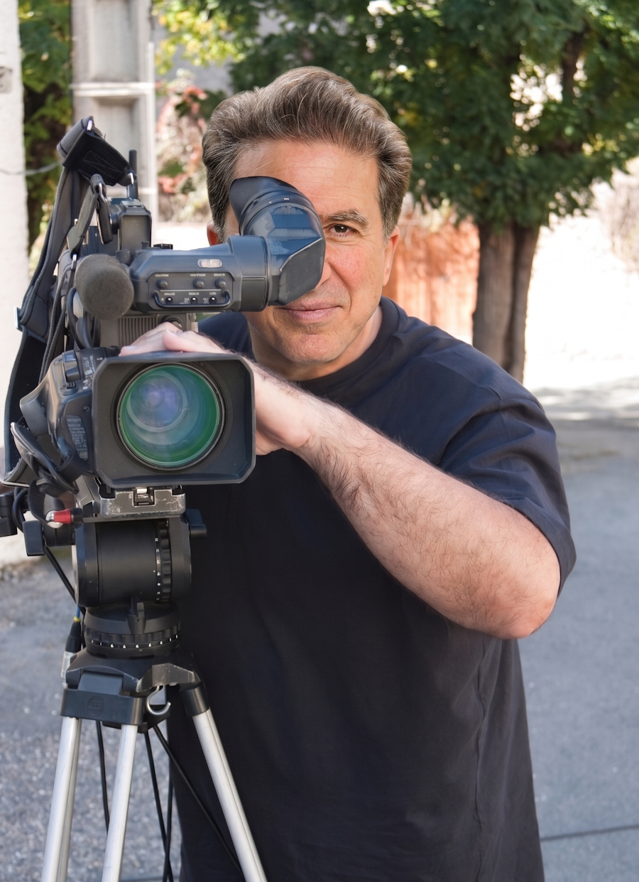 Gregory behind the camera
